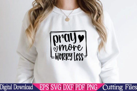 Review: Pray More Worry Less Embroidery Design