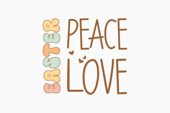 Reviewing the Easter Peace Love Retro SVG for Embroidery