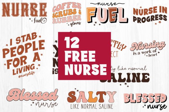 Reviewing the Free Retro Nurse Quote SVG Bundle