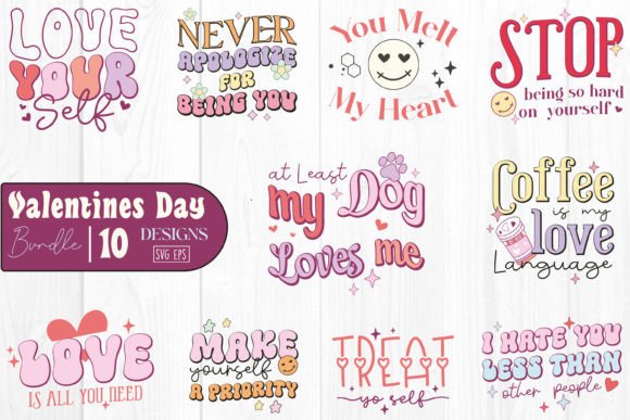 Reviewing the Retro Valentine’s Day Quote SVG Bundle