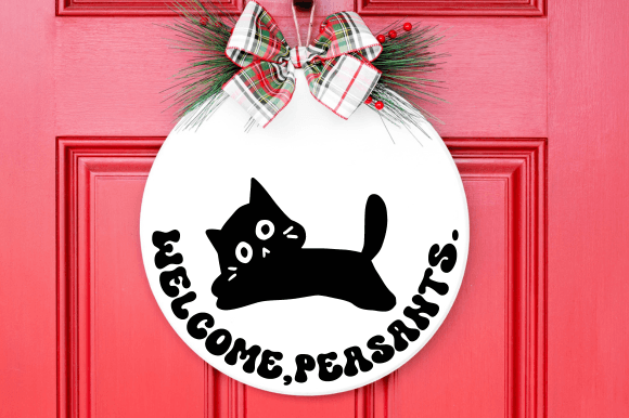 Reviewing the Welcome Pesants Cat SVG for Embroidery